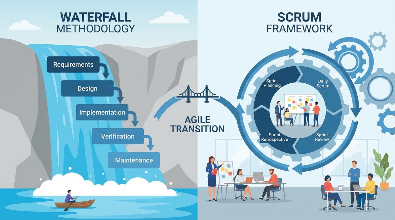 From Waterfall to Scrum